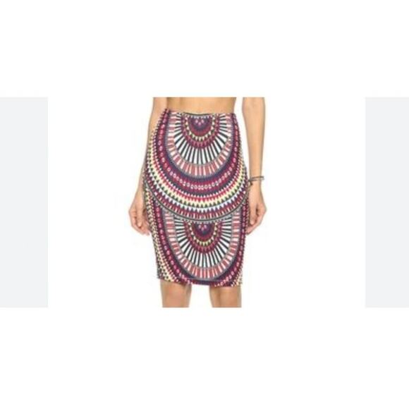 Mara Hoffman El Mundo Tribal Print Jersey Skirt Size Small - Picture 1 of 7